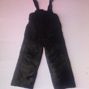 Kids Black Overalls